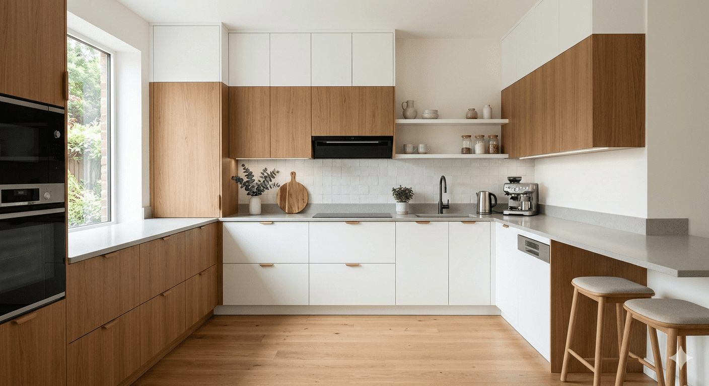Kitchen Set Letter U