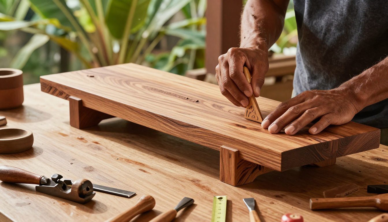 Jasa Pembuatan Custom Furniture di Bali: Berkualitas, Presisi, dan Terpercaya. Desain yang dapat disesuaikan dan proses yang terampil.