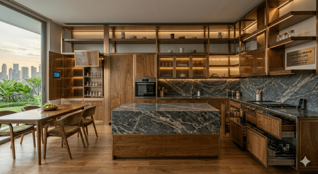Rekomendasi Spesialis Kitchen Set di Denpasar dan Badung New Raj Signature