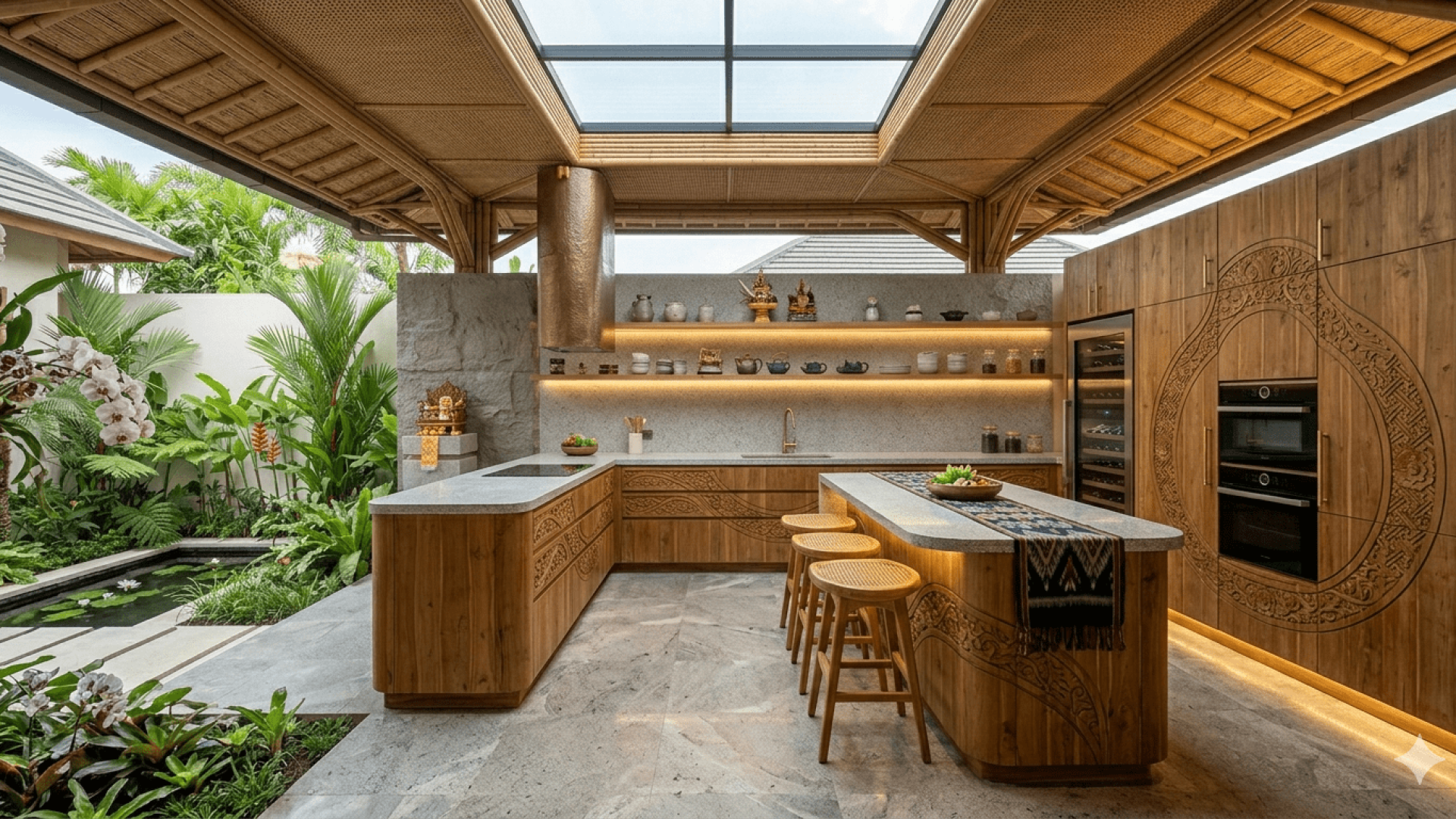 Cara Menciptakan Dapur Ala Villa Mewah dengan Kitchen Set Custom di Bali