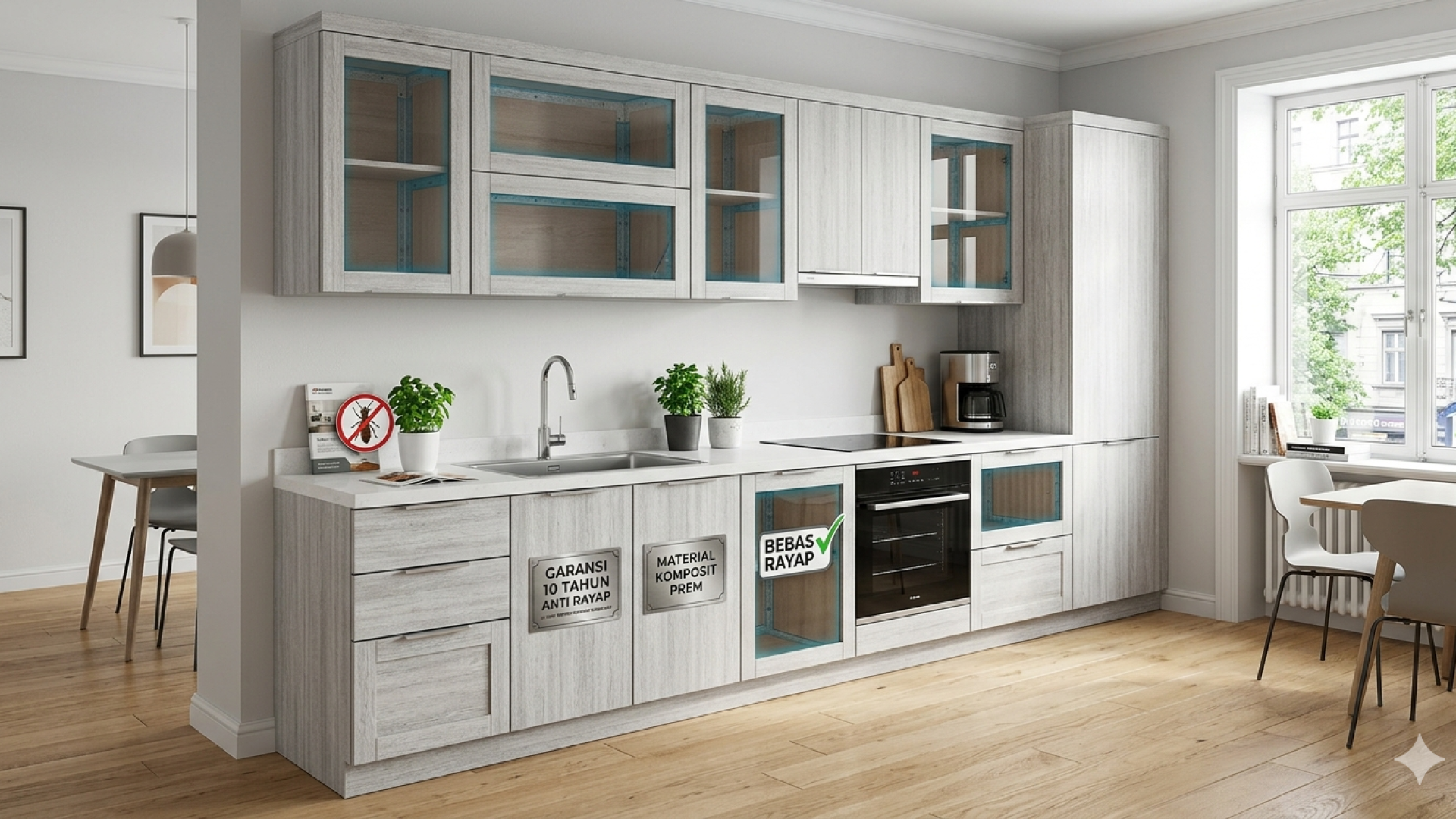 Mengenal Material Anti-Rayap Pilihan Terbaik untuk Kitchen Set Custom di Bali