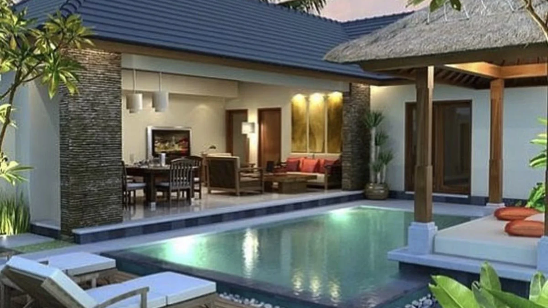 Villa Outdoor Furniture Outdoor Bali Villa Expat
